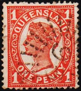 Queensland. 1897 1d S.G.232 Fine Used