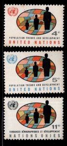 United Nations UN Scott 151-153 Stamp set MNH**