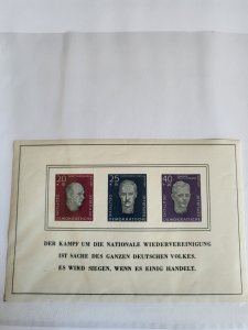 Stamps German Democratic Republic Scott #B35a never hinged