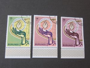 Burundi 1969 Sc C97-99 CTO set FU