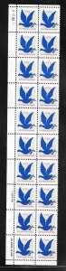 #2877 MNH Plate Block Strip of 20