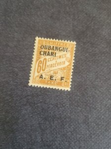 Stamps Ubangi-Shari Scott J8 hinged