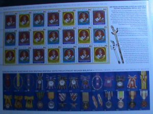 ​MALAYSIA-1999 SC#744 INSTALLATION OF 11TH YANG DI-PERTUAN AGONG -MNH SHEET