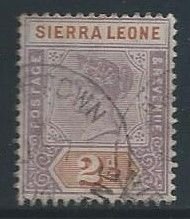 Sierra Leone #37 Used 2p Queen Victoria