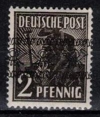 Germany - Posthorn Overprints - Scott 600 MNH