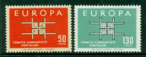 Turkey 1963 Europa MUH Lot15536