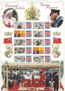 BC-383 2012 History of Britain 88 Diamond Jubilee no. 110 sheet U/M