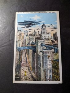 1930 USA Postcard Cover New York NY to Braunschweig Germany