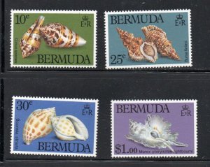 Bermuda Sc 418-22 1982 Sea Shells stamp set  mint NH