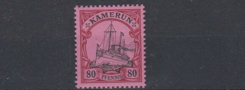 CAMEROUN  1900  S G K15   80PF  BLACK &  CARMINE      MNH  NO2