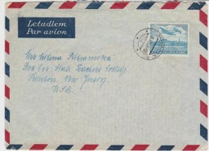 czechoslovakia 1978 airmail stamps cover ref 19658