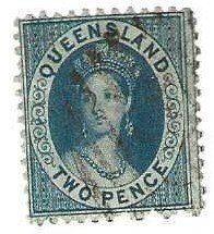 Queensland 46, used, 1876, (a291)