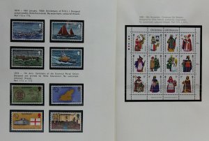 GB Guernsey 1969/85 strong collection of complete sets and sheetlets UM Stamps