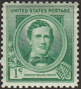 # 879 MINT NEVER HINGED ( MNH ) STEPHEN COLLINS FOSTER COMPOSER
