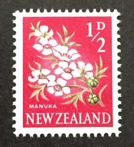 New Zealand 1961 #333, Manuka Flower, MNH.