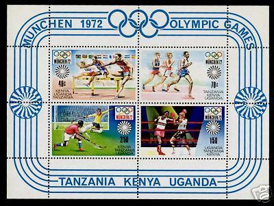 Kenya Uganda Tanzania 253a MNH Olympic Sports