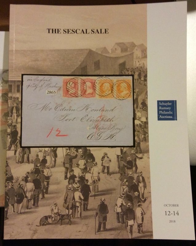 US THE SESCAL SALE Oct 12-14,2018,Stamps,Covers Blocks,Civil War stamps & More !