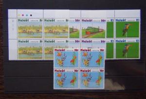 Malawi 1980 Xmas Children's Paintings Art in block x 4 MNH