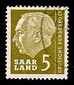 Saar - Scott # 267, used