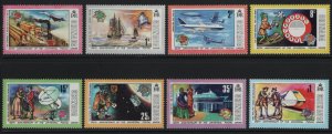 Grenada 1974 MNH Sc 562-569 UPU Centenary Set of 8