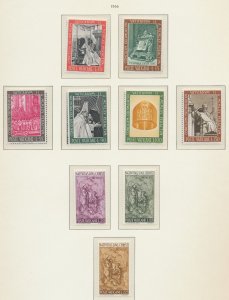 VATICAN - Scott 439-444 & 445-447 - MNH - 1966