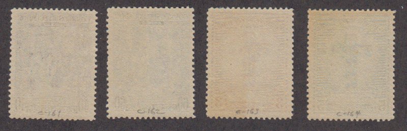 Ecuador - 1946 - SC C161-64 - NH - Complete set - pencil on back