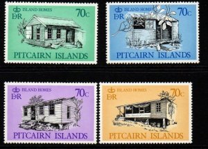 PITCAIRN ISLANDS SG300/3 1987 PITCAIRN ISLAND HOMES  MNH