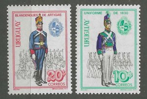 URUGUAY   SC # 831 - 2     MNH