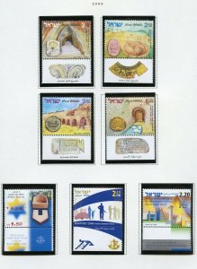 ISRAEL SELECTION I OF TABS & SOUVENIR SHEETS  MINT NEVER HINGED AS SHOWN
