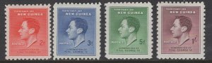 NEW GUINEA  48-51  MINT HINGED