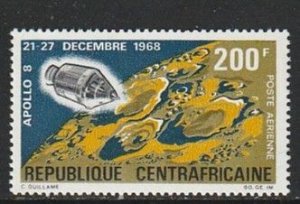 1969 Central African Rep - Sc C73 - MNH VF - 1 single - Apollo 8