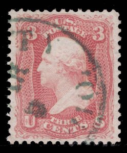 MOMEN: US STAMPS #65 USED XF PF CERT LOT #88924