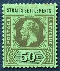 Malaya Straits Settlements KGV 1925 50c MNH MSCA light toning SG#238 M4743