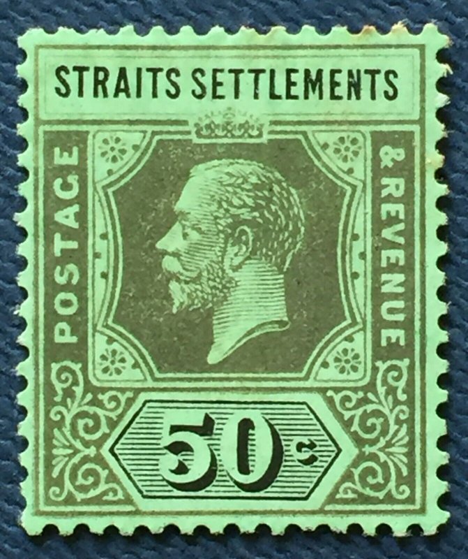 Malaya Straits Settlements KGV 1925 50c MNH MSCA light toning SG#238 M4743