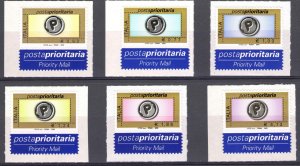 2003 Republic Priority Mail Complete Set 6 values n . 2764/2769 MNH **