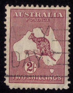 Australia Sc #99 Used 2 Shilling Kanga Roo Stamp F-VF Cat.$25.00