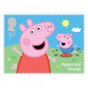 GB 5157 Peppa Pig Peppa and George 1st single MNH 2024 after May 31