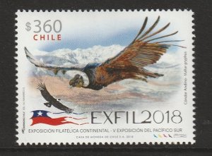 BIRDS-CHILE #1661 CONDOR MNH