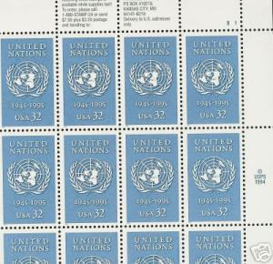 2974  UN   Mint Sheet of 20