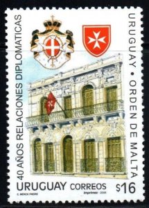 2006 Uruguay diplomatic relations Uruguay and Malta 40th anniver.  #2167 **  MNH