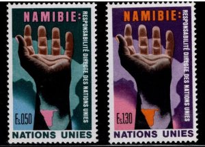 United Nations UN  Geneva Scott 53-4 MNH**  stamps
