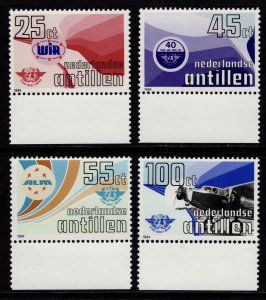 Netherlands Antilles 1984 40th Anniversary of ICAO, Marginal Set [Mint]