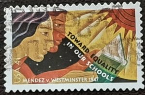 US Scott # 4201; 41c used Quality Schools from 2007; VF/XF centering; off paper