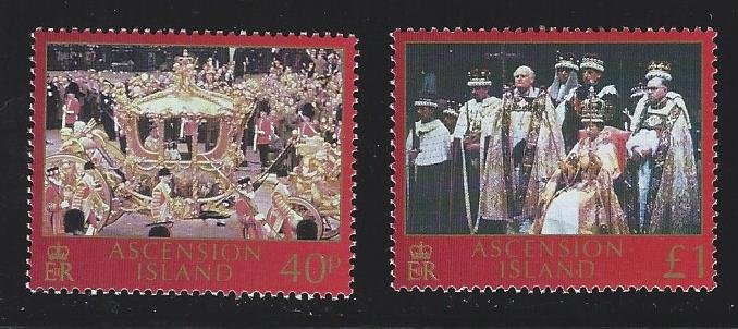 Ascension MNH SC#  823 - 824