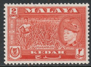 Malaya Kedah Scott 84 - SG93, 1957 Sultan 2c MH*