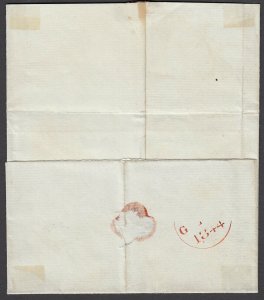 Great Britain, 1p Red 1844 KELSO distinctive Maltese on cover, Brandon cert