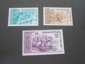 Laos 1972 Sc 226-7,C87 set MNH