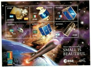 Guyana - 2000 - Space - Sheet Of 6 - MNH