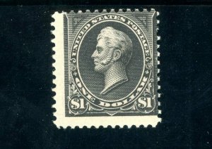 USAstamps Unused F US 1894 Bureau Issue $1 Perry Scott 261 OG MNH 