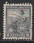 1899 Argentina - Sc 124 - used VF - single - Allegory, Liberty Sealed